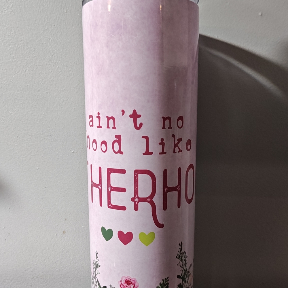 Mother's Tumbler with Heart Design